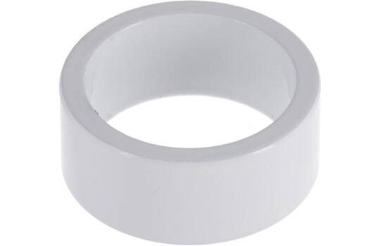 SPACER 15MM ALLOY WHITE 1-1/8 - 3 PC. 1