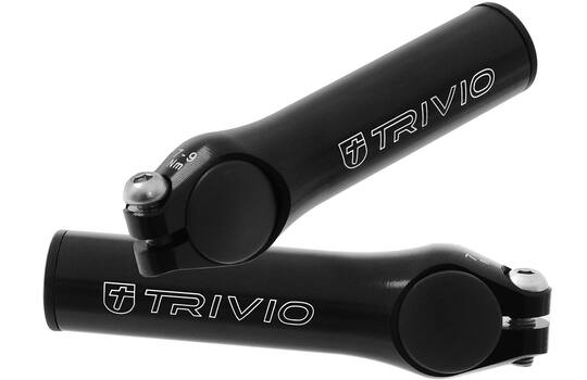 TRIVIO - Bar End SL Zwart 85MM set 58 gram