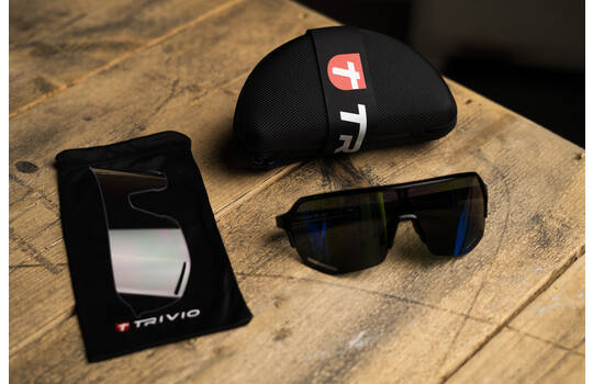 Trivio - Glasses Hyperion Black Revo Green with Extra Transparent Lens 4