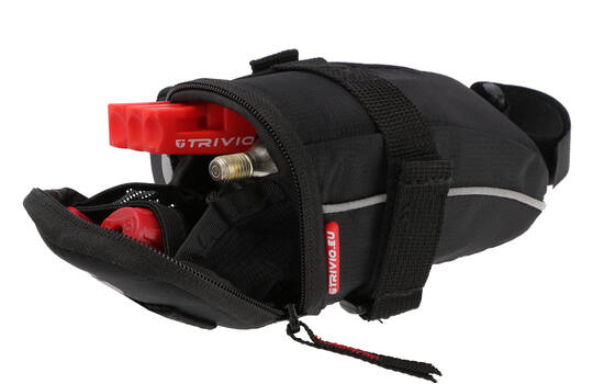 Trivio - Ready to Ride Saddle Bag Roadbike including Tube + CO2 Inflator with Cartridge + Tire Levers 1