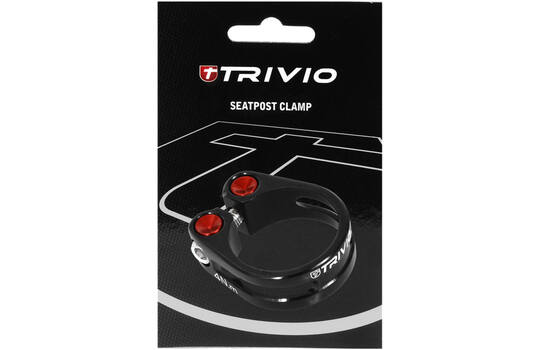 Trivio - Seatpost Clamp CNC Alloy Black 31.8MM 1