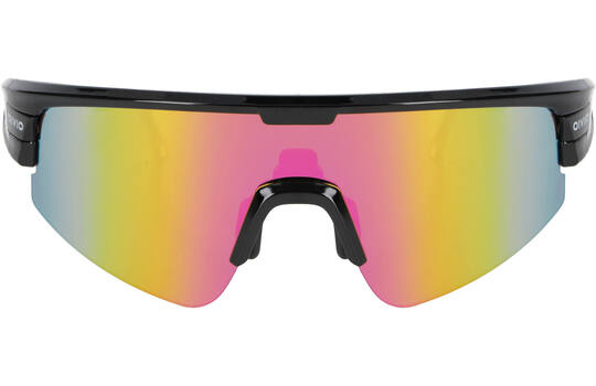 Trivio - Fietsbril Octo Zwart Revo Roze + Adapterstuk voor Glazen op Sterkte 2