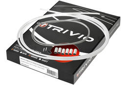 TRIVIO - RACE - Compleet Remkabel Kit RVS Wit