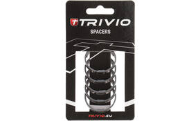 TRIVIO - Spacer 5MM Carbon 1-1/8" - 5st.